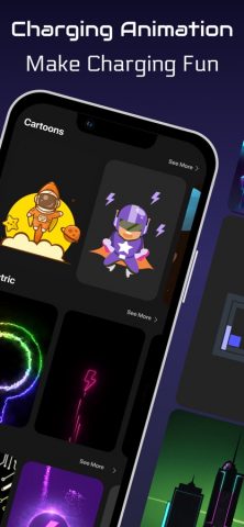 Charging Screen Animation Show для iOS — скриншот 1