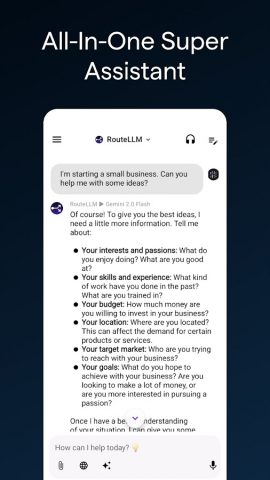 ChatLLM: AI Assistant & Chat для Android — скриншот 3