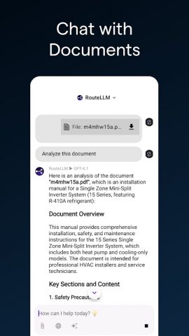 ChatLLM: AI Assistant & Chat для Android — скриншот 4