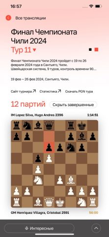 ChessOpen для iOS — скриншот 5