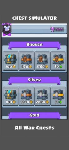 Chest Simu for Clash Royale для iOS — скриншот 2