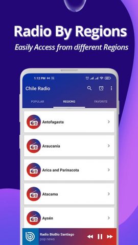 Chile Radio — Online FM Radio для Android — скриншот 4