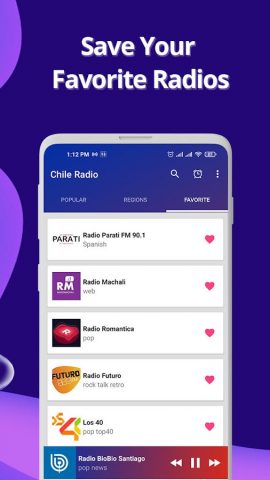Chile Radio — Online FM Radio для Android — скриншот 5