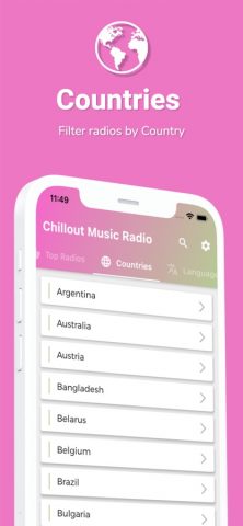 Chillout Radio Music для iOS — скриншот 5