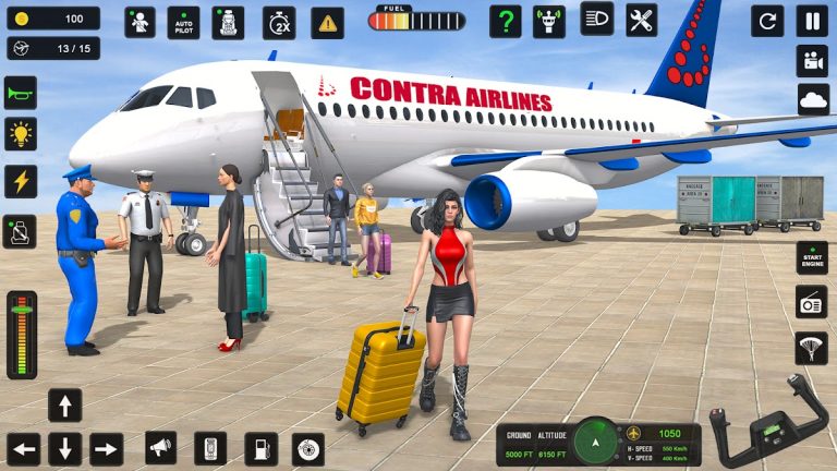City Pilot Cargo Plane Games для Android — скриншот 3