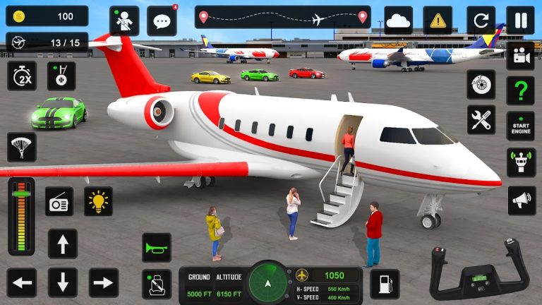 City Pilot Cargo Plane Games для Android — скриншот 4