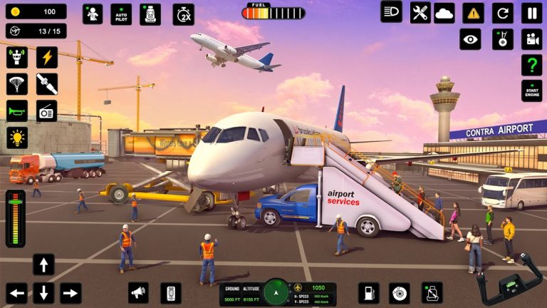 City Pilot Cargo Plane Games для Android — скриншот 5
