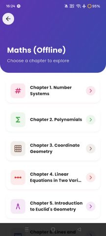 Class 9 Maths Guide 2025-26 для Android — скриншот 3