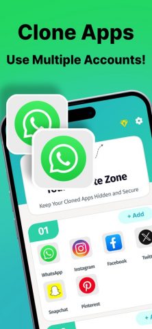 Clone Apps — Parallel Space для iOS — скриншот 1