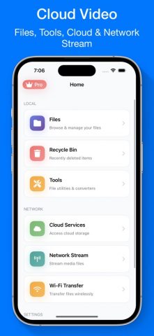 Cloud Video Player for Clouds для iOS — скриншот 1