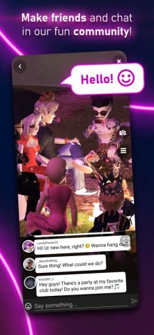 Club Cooee — 3D Avatar Chat для iOS — скриншот 3