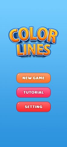 Color Lines — Brain game для iOS — скриншот 2