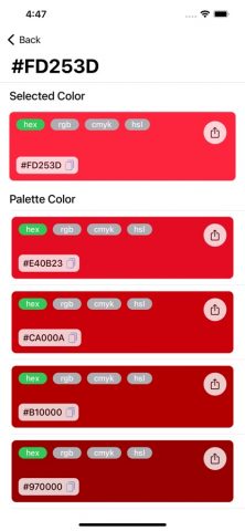 Colour Picker! для iOS — скриншот 3