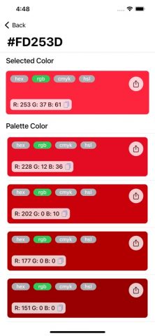 Colour Picker! для iOS — скриншот 4