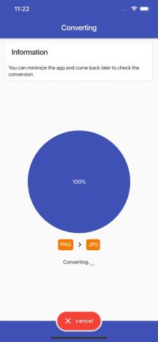 Convert Images для iOS — скриншот 3