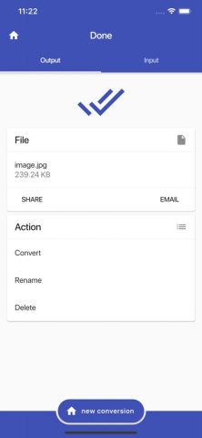 Convert Images для iOS — скриншот 4