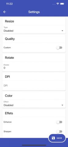 Convert Images для iOS — скриншот 5