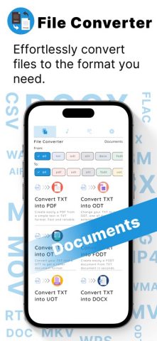 Convert file для iOS — скриншот 1