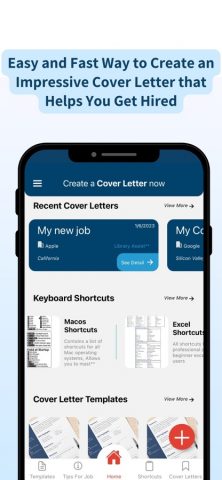 Cover Letter Templates для iOS — скриншот 1