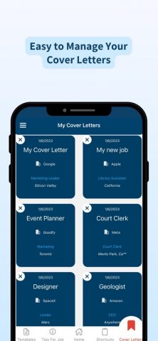 Cover Letter Templates для iOS — скриншот 4