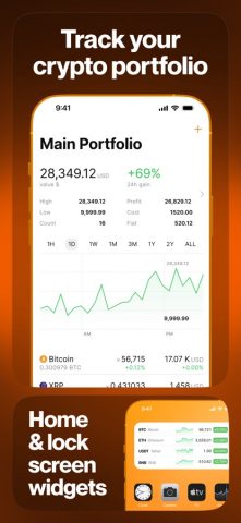 Crypto Pro — Биткойн-трекер для iOS — скриншот 2