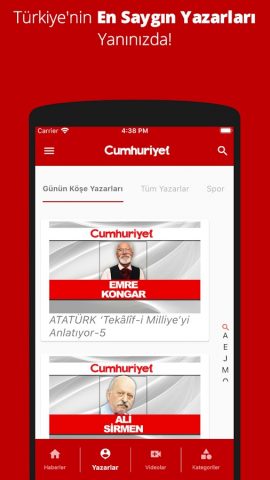 Cumhuriyet для Android — скриншот 2