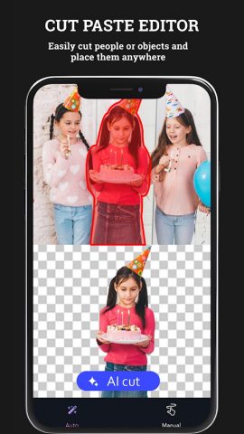 Cut Paste Photo Editor: Cutout для Android — скриншот 1
