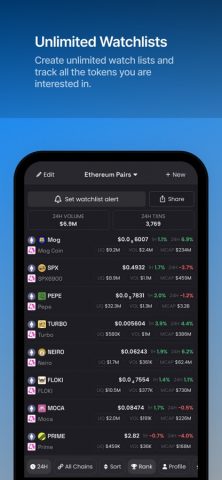 DEX Screener для iOS — скриншот 4