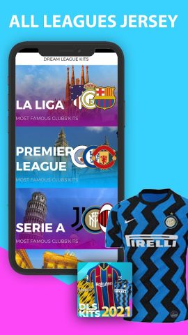 DLS kits- Dream League Kits 20 для Android — скриншот 1