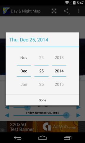 Day & Night Map для Android — скриншот 3