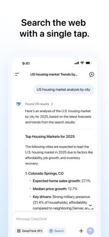 DeepSeek — AI Ассистент для iOS — скриншот 3