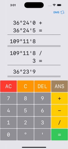 Degree Calculator для iOS — скриншот 4