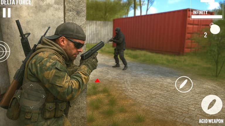 Delta Assault Shooting Games для Android — скриншот 1
