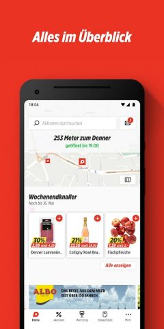 Denner – Aktionen und Weinshop для Android — скриншот 1
