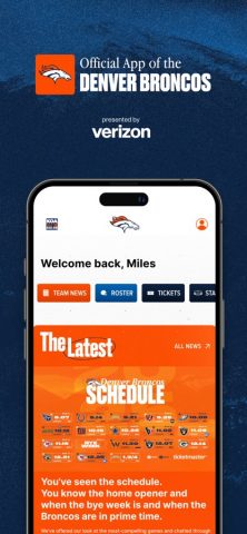 Denver Broncos для iOS — скриншот 1