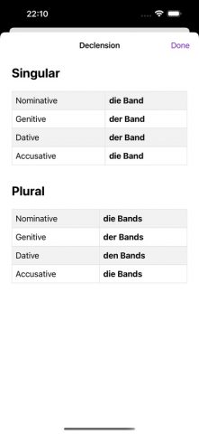 Der Die Das для iOS — скриншот 3