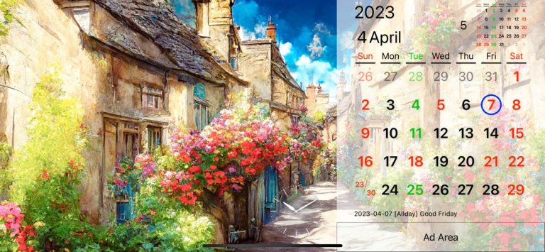 Desktop Calendar — WallCal для iOS — скриншот 5