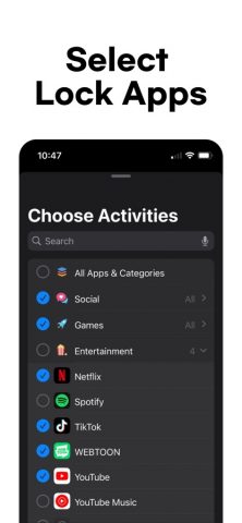 DetoxLock: Extreme App Blocker для iOS — скриншот 2