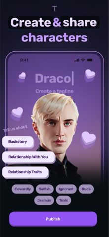 Dippy: Chat with AI characters — скриншот 3
