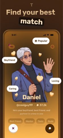 Dippy: Chat with AI characters — скриншот 4