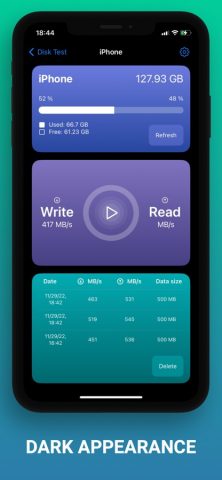 Disk Test by Magic Benchmark для iOS — скриншот 5