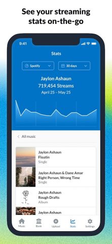 DistroKid для Android — скриншот 2