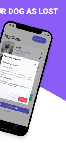 Dog Watch для iOS — скриншот 3