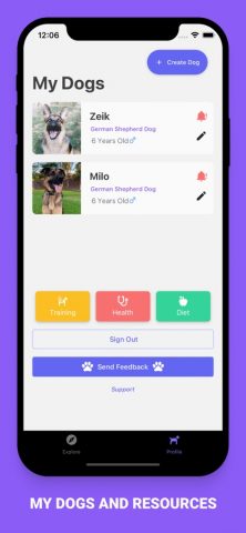 Dog Watch для iOS — скриншот 4