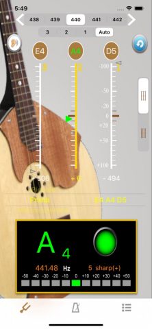 Домра Тюнер — Tuner for Domra для iOS — скриншот 1