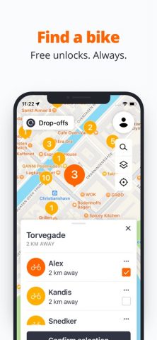 Donkey Republic для iOS — скриншот 2