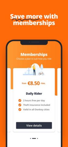 Donkey Republic для iOS — скриншот 5