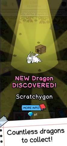 Dragon Evolution — Clicker Fun для iOS — скриншот 1