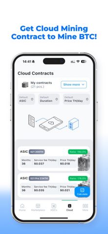 ECOS: Майнинг Биткоина для iOS — скриншот 4