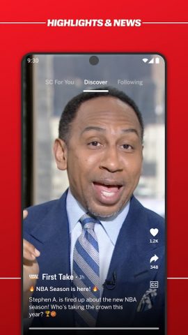 ESPN для Android — скриншот 4